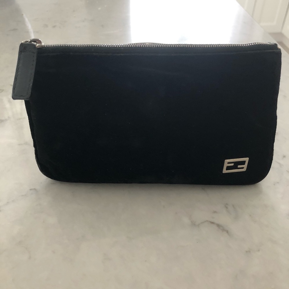 Fendi Velvet Vintage Pouch
